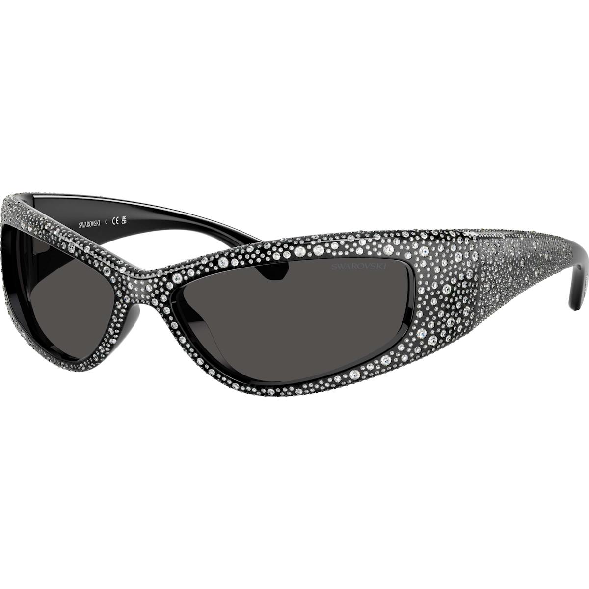 Swarovski Lunettes de soleil Style masque Noires 5706558