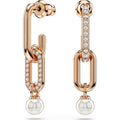 Swarovski Pendants d'oreilles Constella Doré à l’or rose 18 carats 5728585