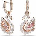 Swarovski Pendants d'oreilles Swan Pavé Rose 5732415