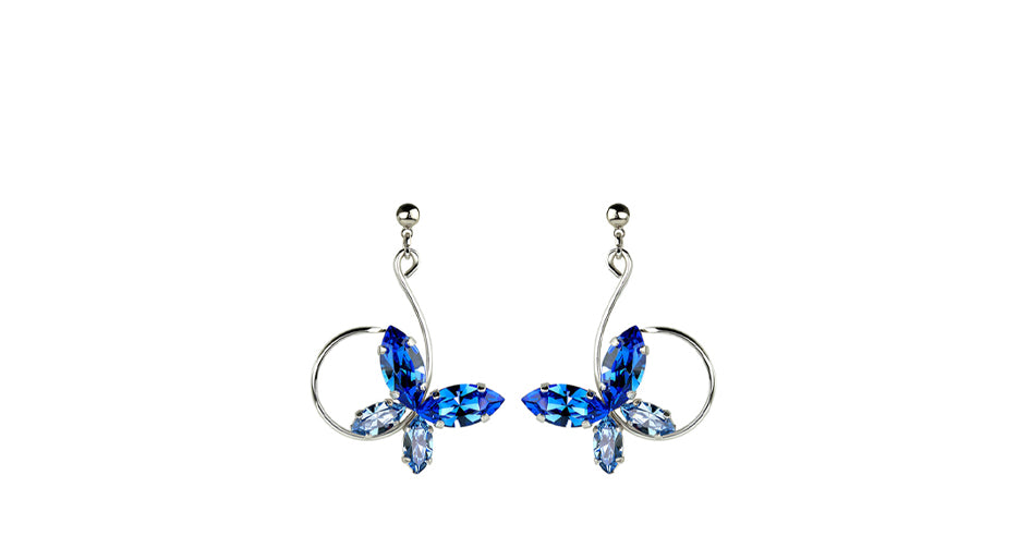 Andrea Marazzini Papillon Boucles d'oreilles CNVOPA