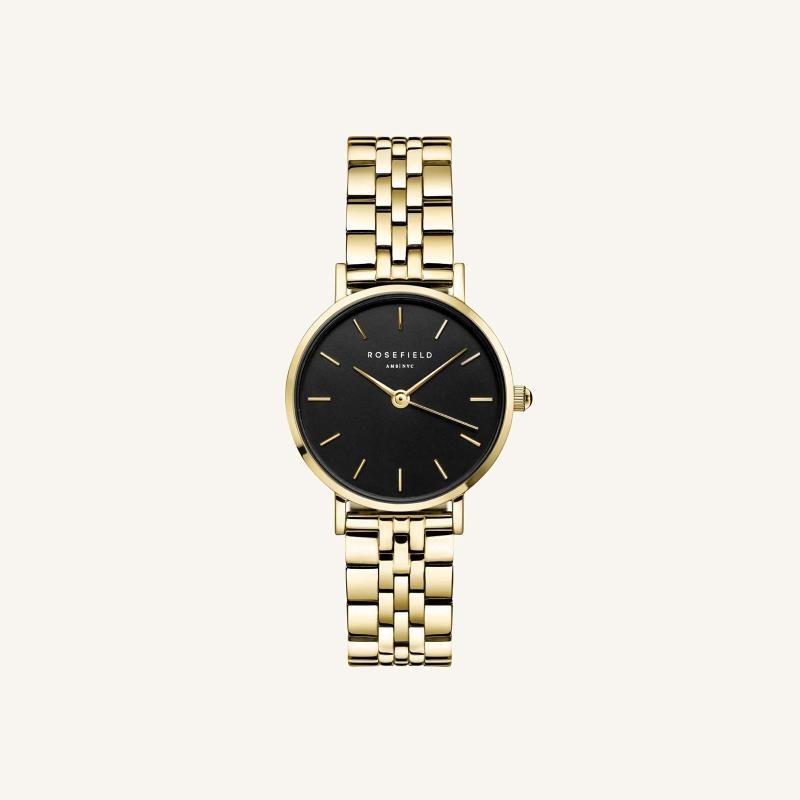 Rosefield The Small Edit Black Steel Gold 26BSG-268
