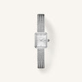 Rosefield Mini Octagon White Dial Silver W MWSMS-M04