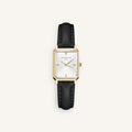 Rosefield Octagon Xs White Black Leather G OWBLG-O84