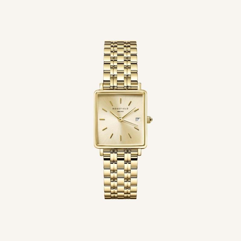 Rosefield Boxy Xs Champagne Steel Gold QCGSG-Q048