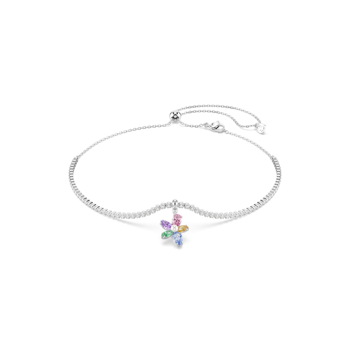 Swarovski Ras-de-cou Ariana Grande x Swarovski Fleur Multicolore 5749189