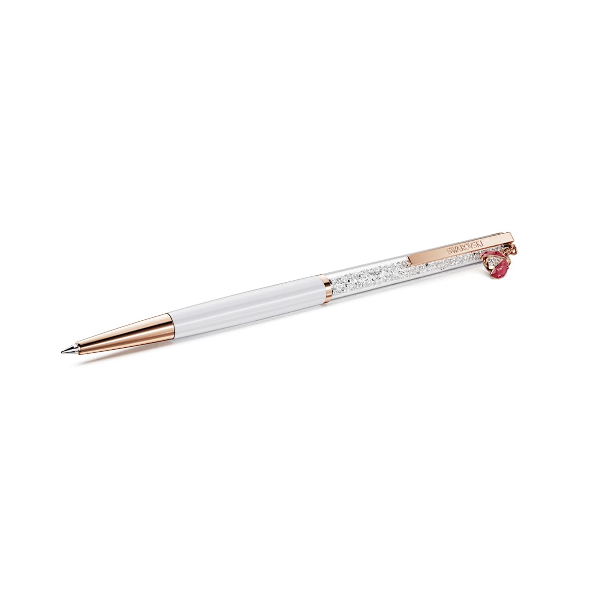 Swarovski Stylo à bille Crystalline Coccinelle Blanc 5732981