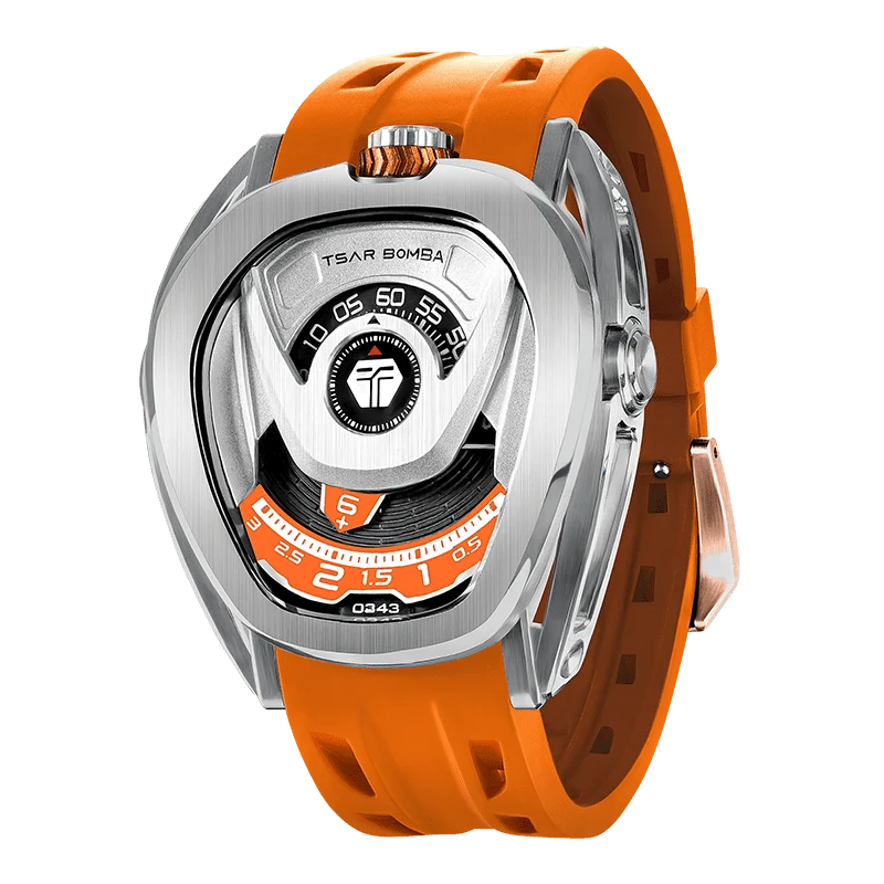 Tsar Bomba Reactor Automatique acier FKM orange TB8213A01