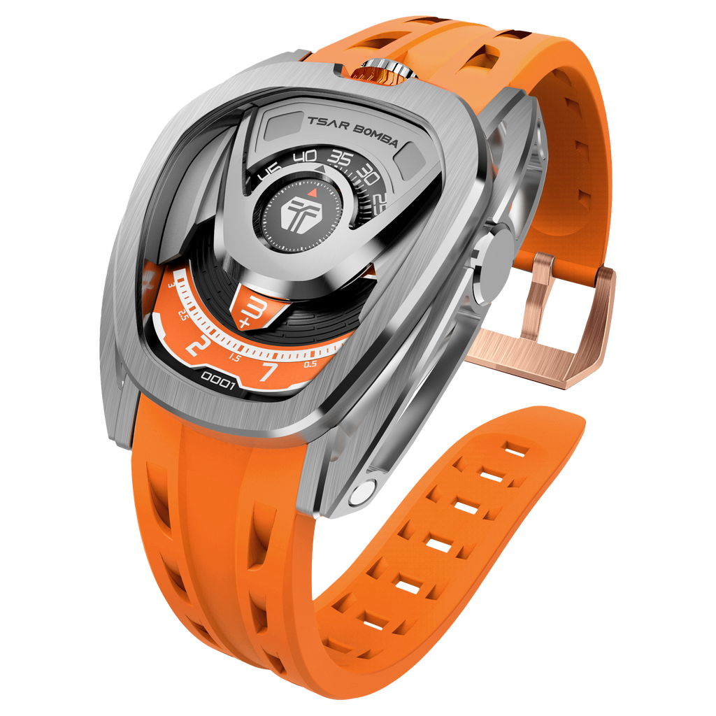 Tsar Bomba Reactor Automatique acier FKM orange TB8213A01