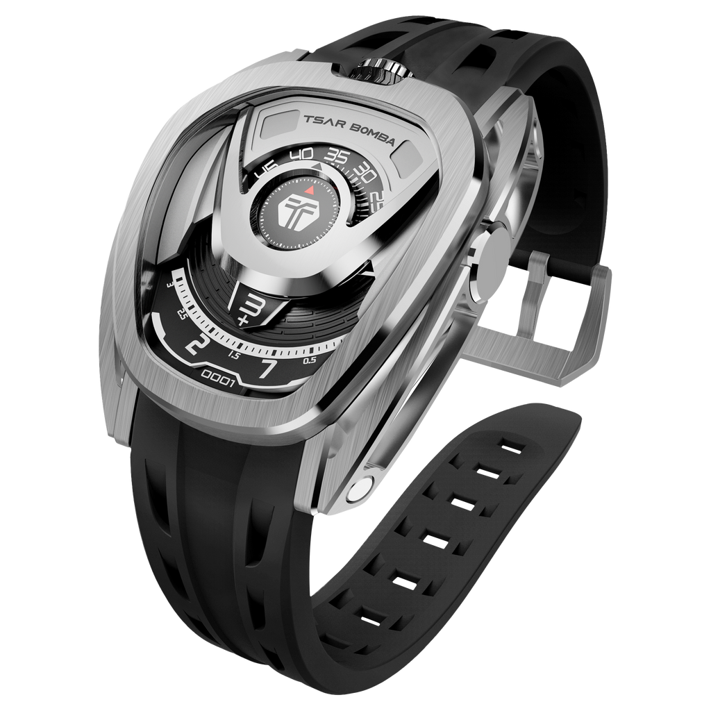Tsar Bomba Reactor Automatique acier FKM noir TB8213A02