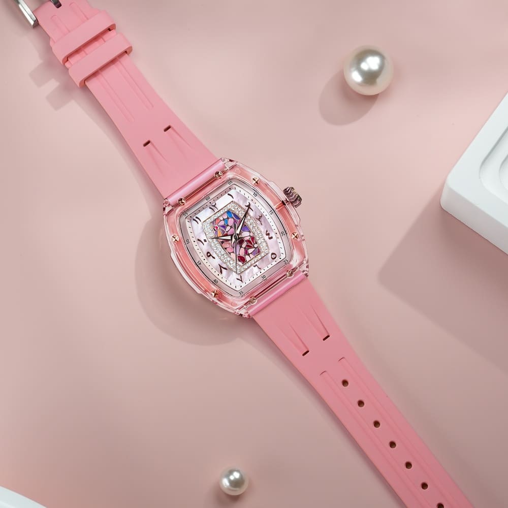 Tsar Bomba Nucleus Quartz acrylique FKM rose TB8219L02