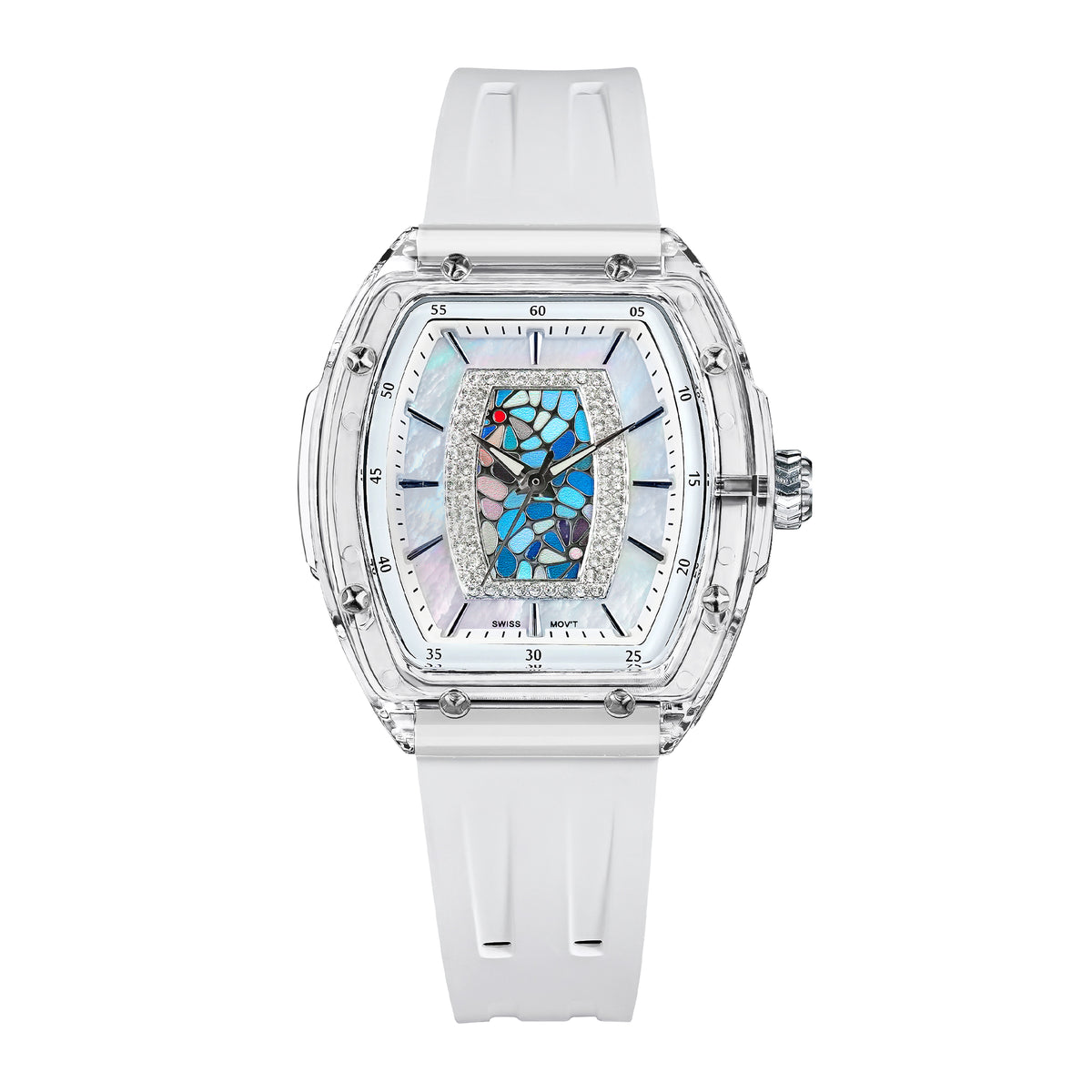 Tsar Bomba Nucleus Quartz acrylique FKM blanc TB8219L03