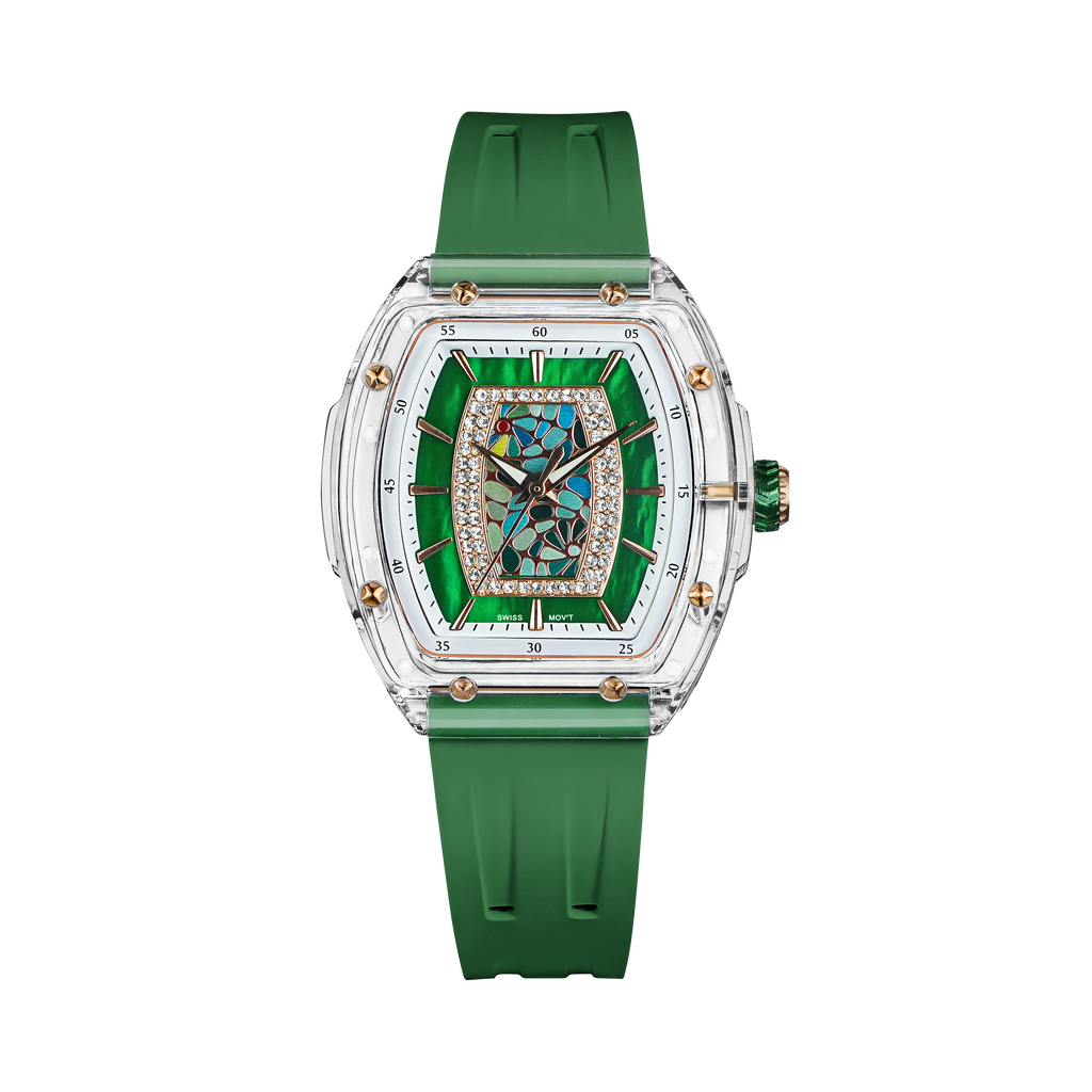 Tsar Bomba Nucleus Quartz acrylique FKM vert TB8219L05