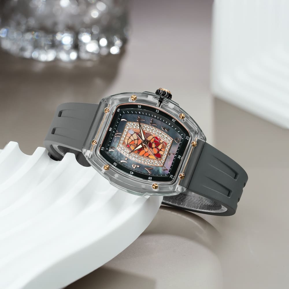 Tsar Bomba Nucleus Quartz acrylique FKM gris TB8219L06