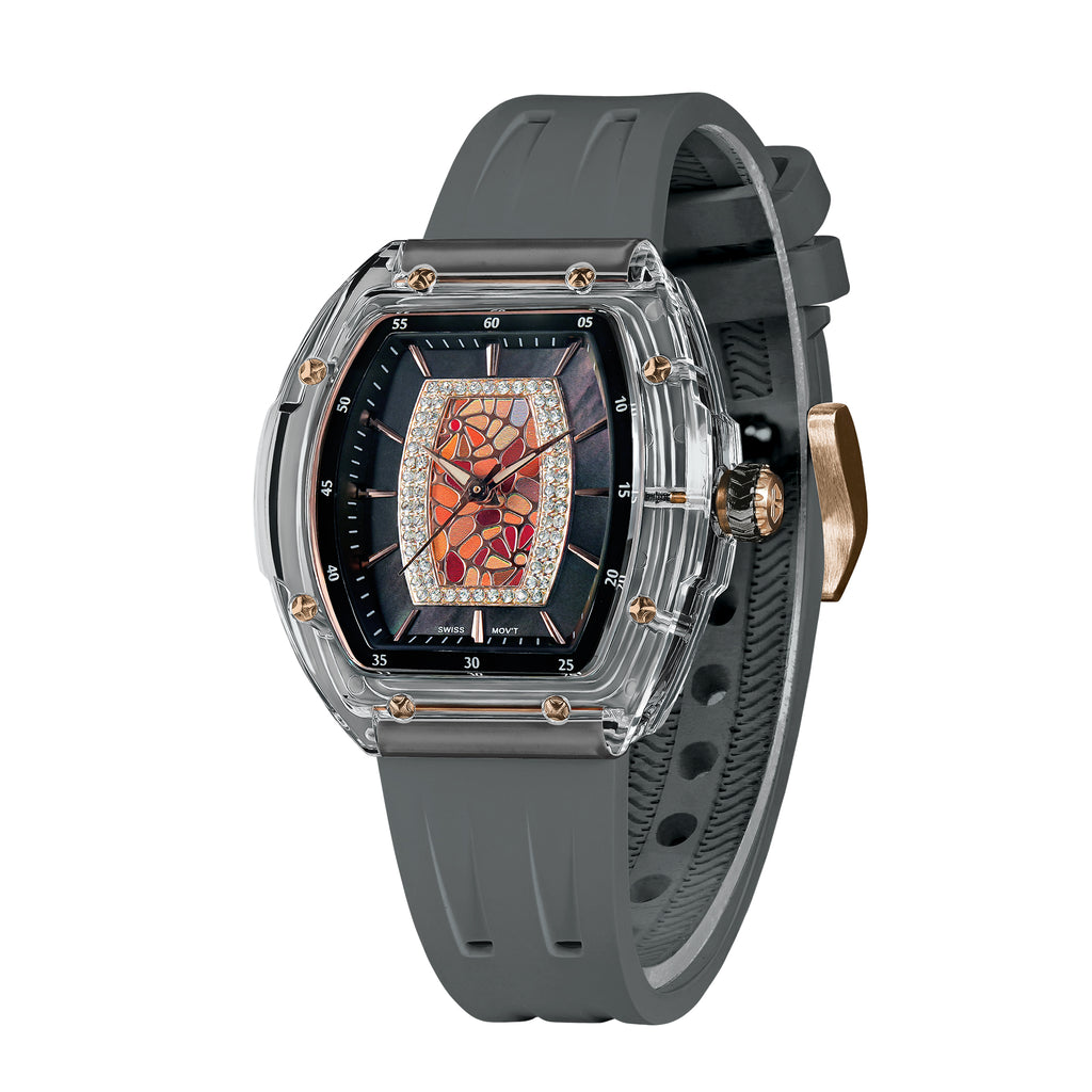Tsar Bomba Nucleus Quartz acrylique FKM gris TB8219L06