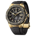 Tsar Bomba Electron Automatique acier PVD doré et carbone noir FKM noir TB8230CF04