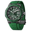 Tsar Bomba Electron Automatique acier PVD noir et carbone vert FKM vert TB8230CF05