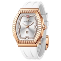 Tsar Bomba Nucleus Quartz PVD rose FKM blanc TB8231L03