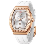 Tsar Bomba Nucleus Quartz PVD rose FKM blanc TB8231L03