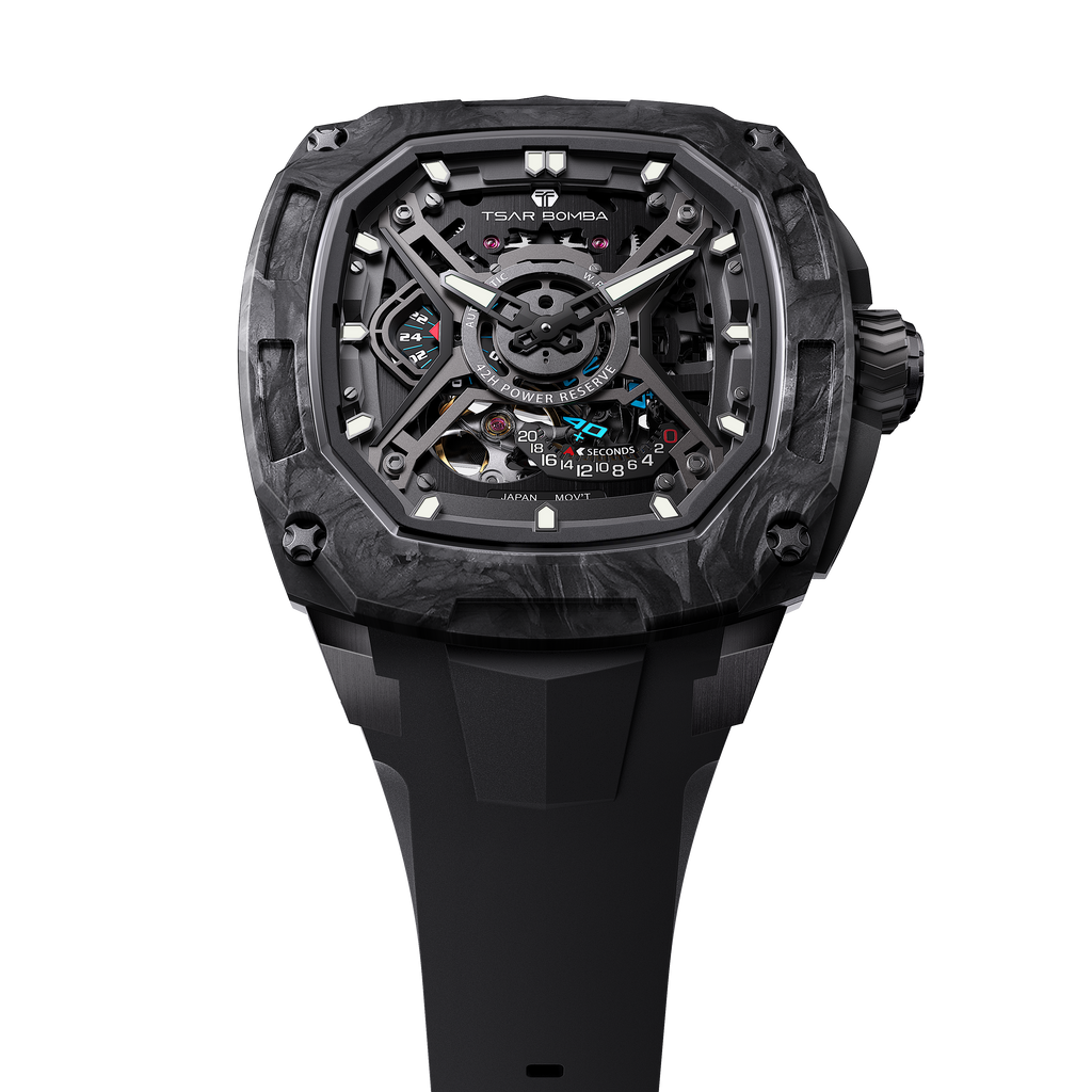 Tsar Bomba Dark Matter 5 Automatique carbone FKM noir TB8605CF04