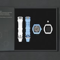 Tsar Bomba Atomic Coffret automatique acier FKM blanc et bleu TBSET8218FKMWB