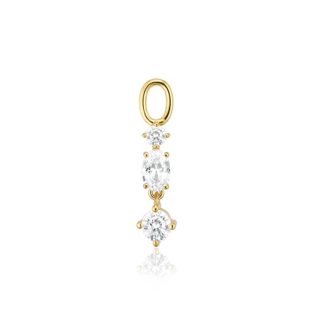 Sif Jakobs Charm pour créoles Pendolo Tre SJ-CH2374-CZ-YG