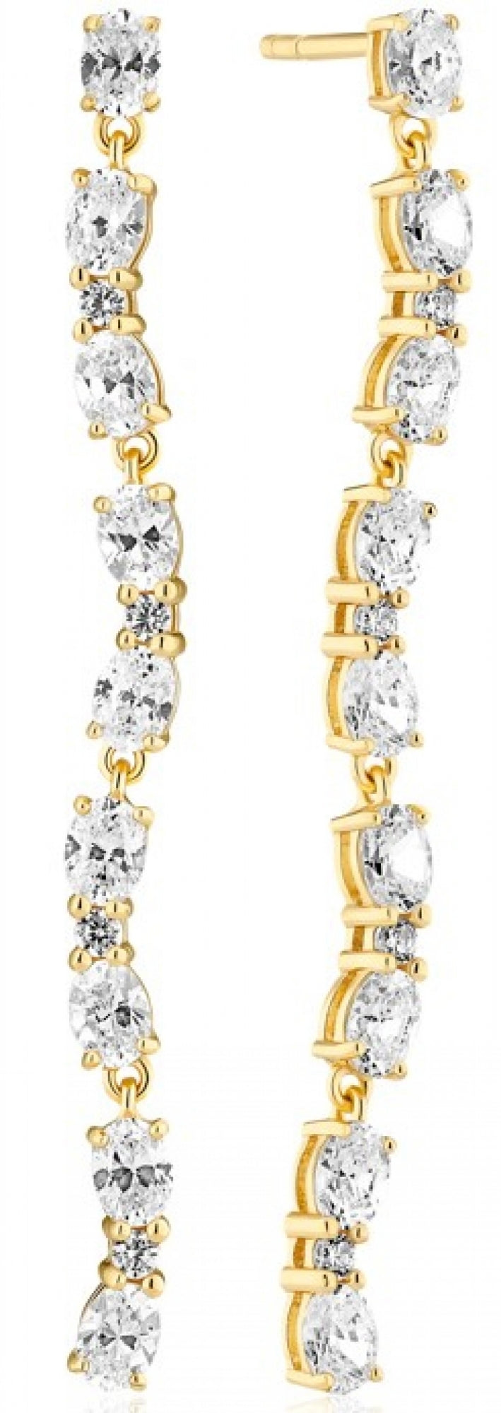 Sif Jakobs Boucles d'oreilles Ellera Ovale SJ-E2419-CZ-YG