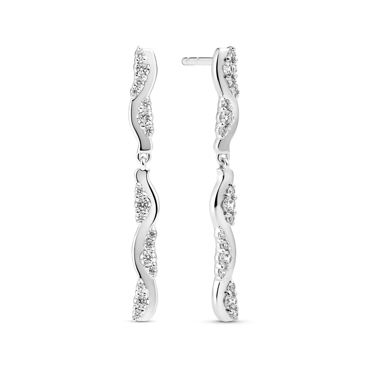 Sif Jakobs Boucles d'oreilles Ellera Waves SJ-E2764-CZ