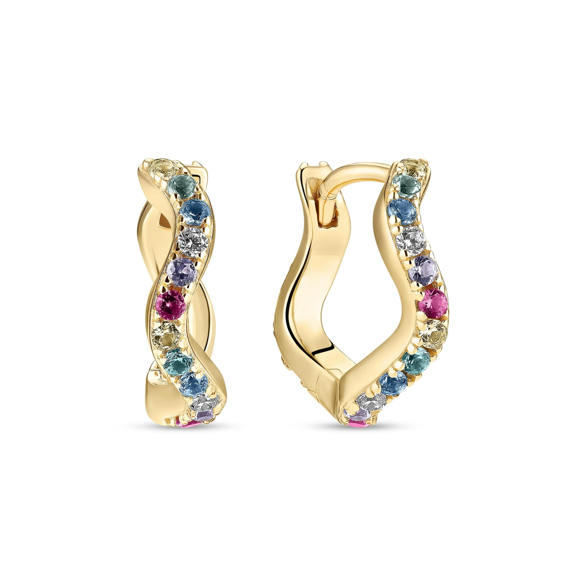 Sif Jakobs Boucles d'oreilles Ellera Waves SJ-E3859-XCZ-YG