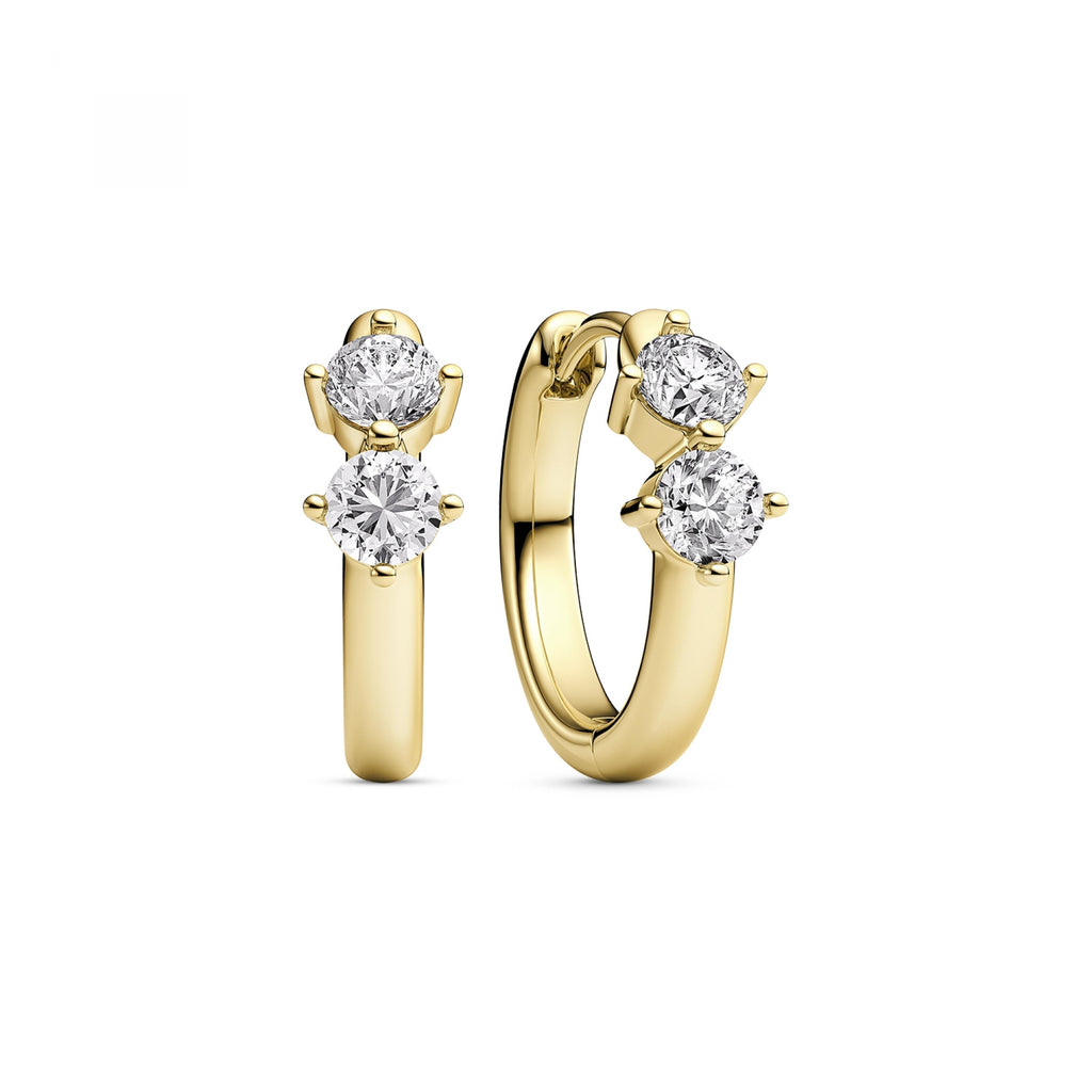 Sif Jakobs Boucles d'oreilles Princess SJ-E2850-CZ-YG