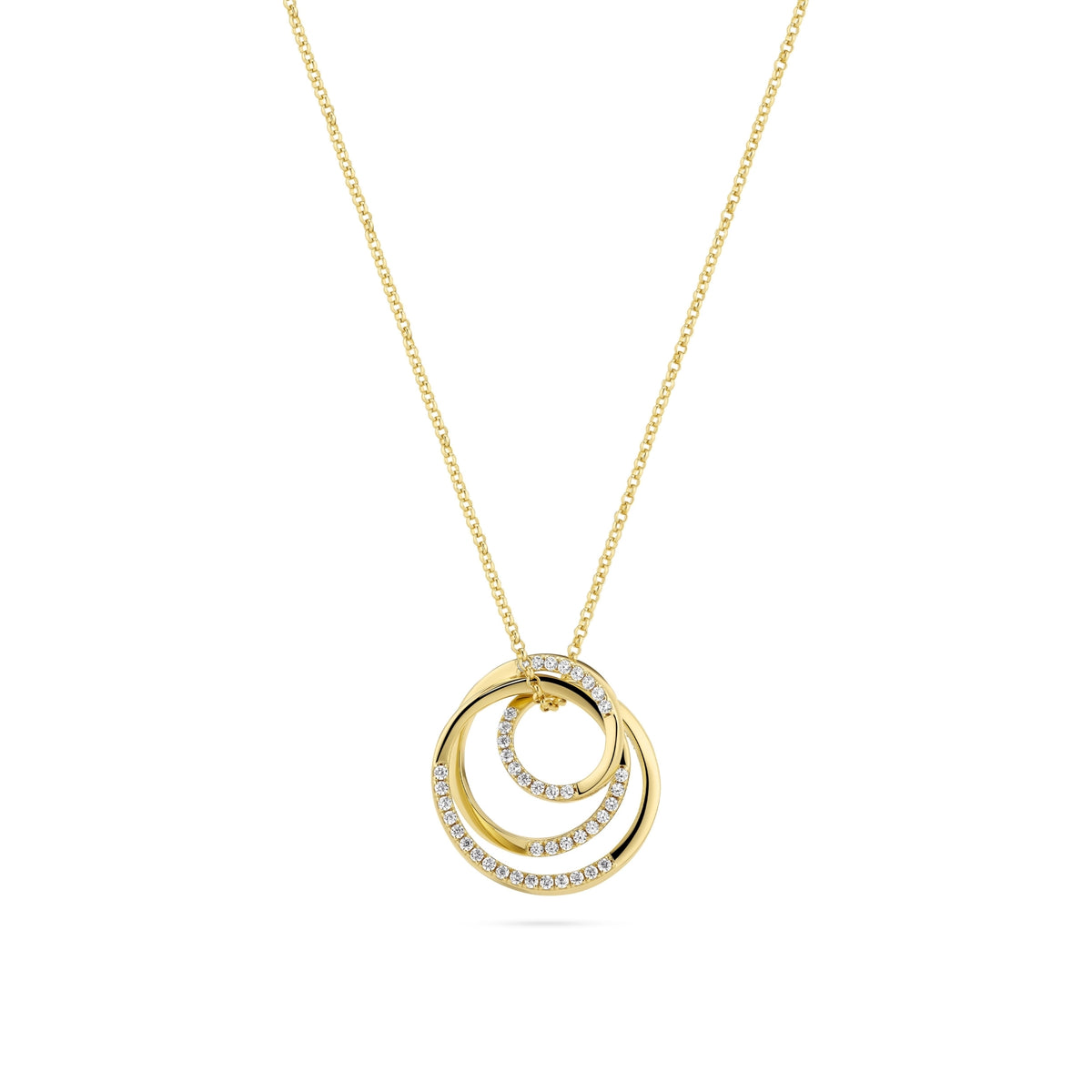 Sif Jakobs Collier Spirale SJ-N2590-CZ-YG