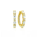 Sif Jakobs Boucles d'oreilles Ellera Ovale SJ-E2413-CZ-YG