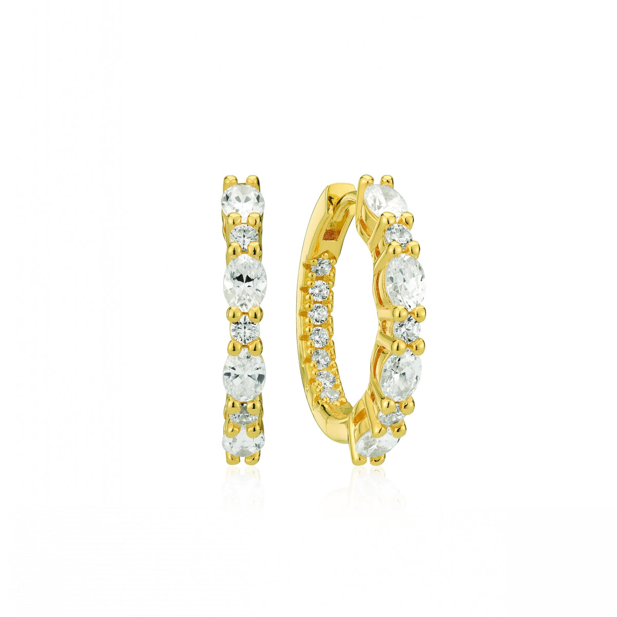 Sif Jakobs Boucles d'oreilles Ellera Ovale SJ-E2413-CZ-YG