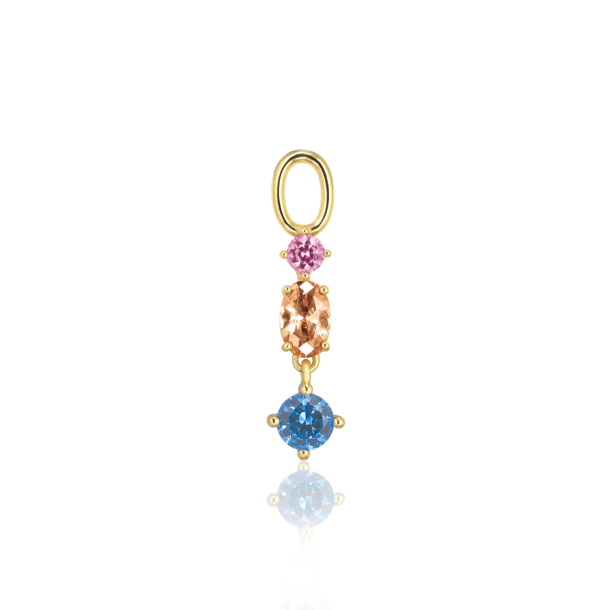 Sif Jakobs Charm pour créoles Pendolo Tre SJ-CH2374-XCZ-YG