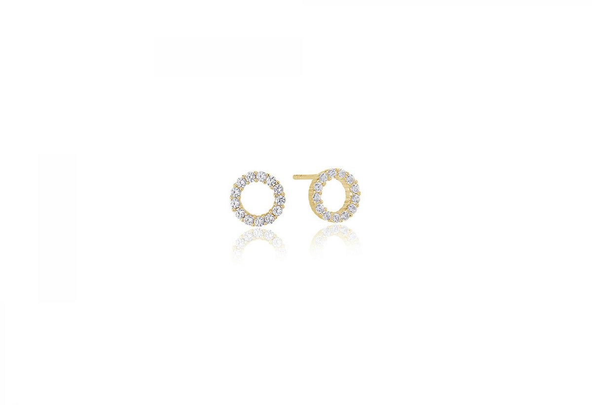 Sif Jakobs Boucles d'oreilles Biella SJ-E337-CZ-YG