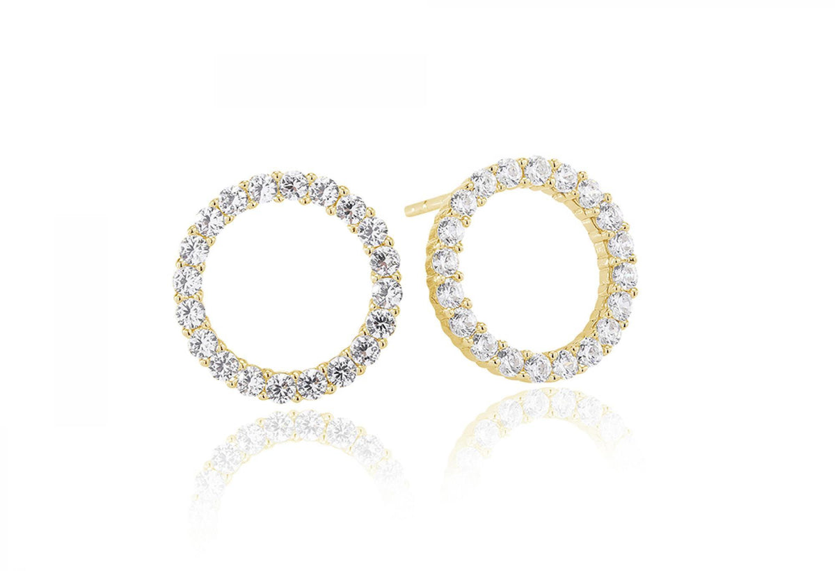 Sif Jakobs Boucles d'oreilles Biella SJ-E338-CZ-YG