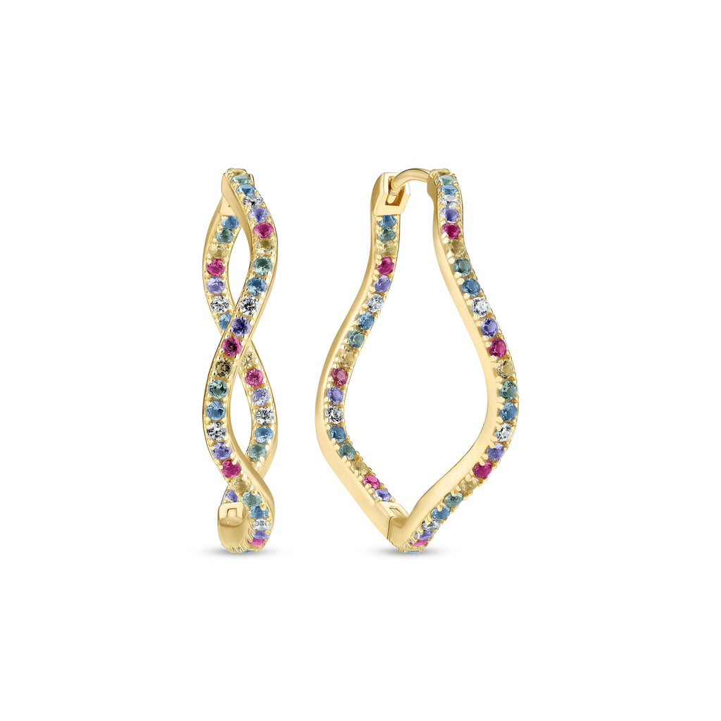 Sif Jakobs Boucles d'oreilles Ellera Waves SJ-E3879-XCZ-YG