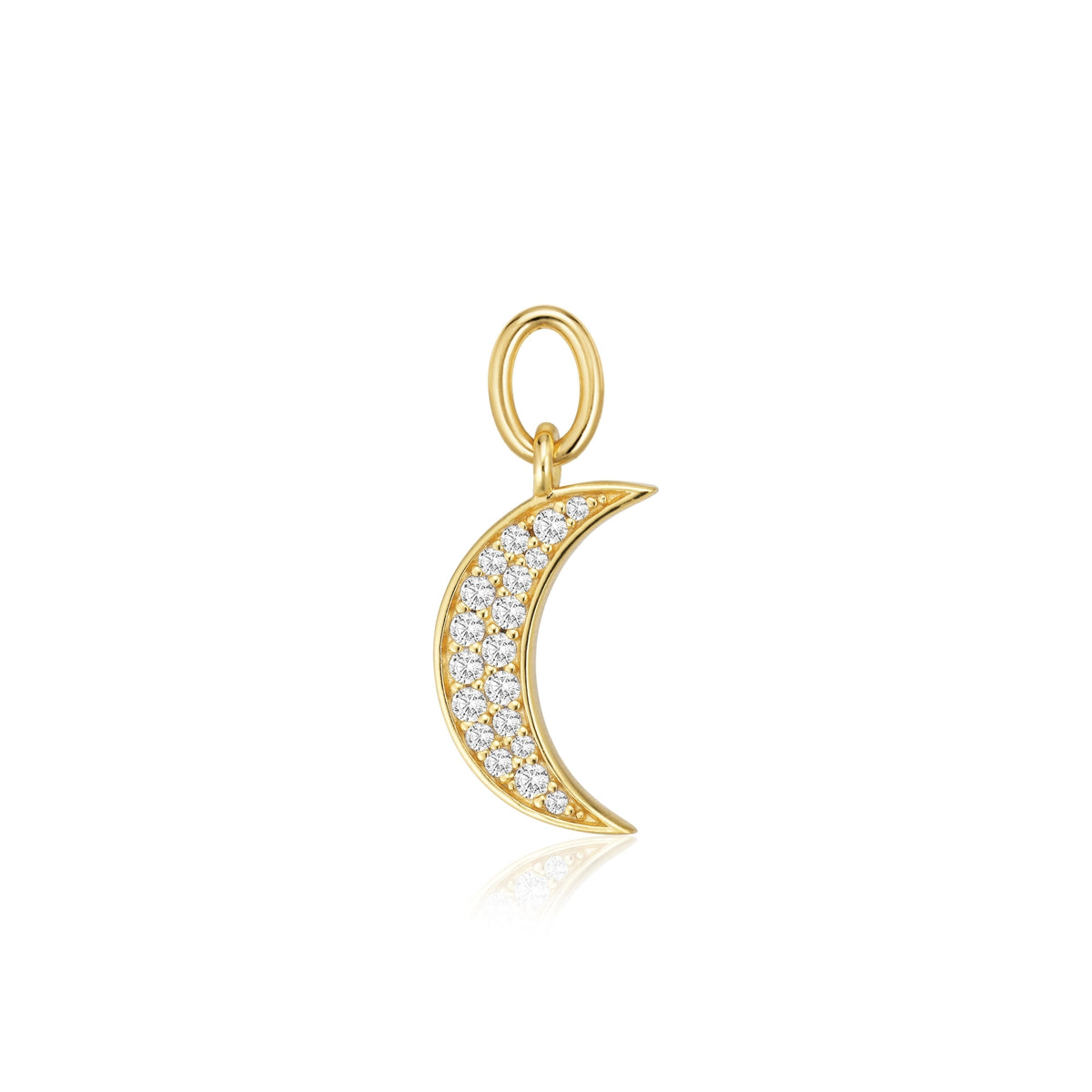 Sif Jakobs Charm pour créoles Luna SJ-CH2380-CZ-YG