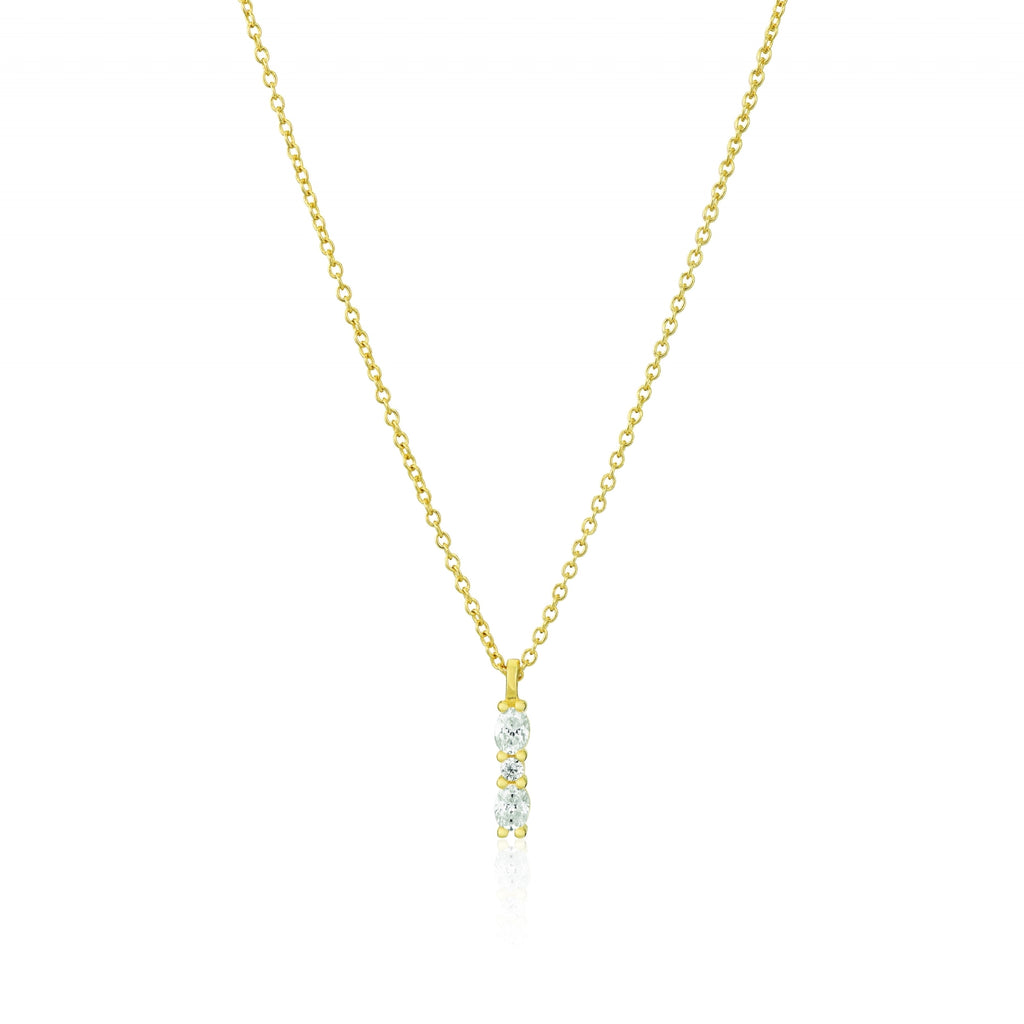 Sif Jakobs Collier Ellera Ovale SJ-N2414-CZ-YG