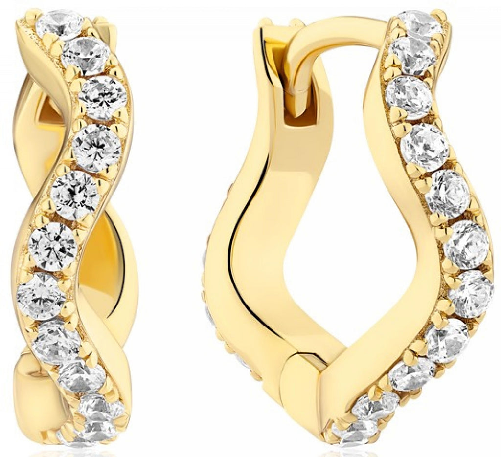 Sif Jakobs Boucles d'oreilles Ellera Waves SJ-E3859-CZ-YG