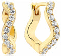 Sif Jakobs Boucles d'oreilles Ellera Waves SJ-E3859-CZ-YG