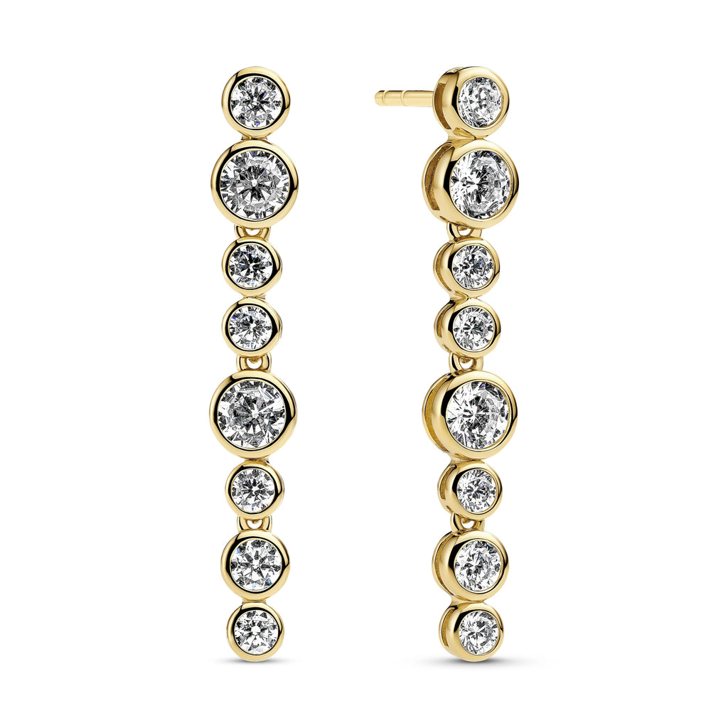 Sif Jakobs Boucles d'oreilles Sardinien & Sasso SJ-E2770-CZ-YG