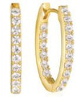 Sif Jakobs Boucles d'oreilles Ellisse SJ-E2312-CZ-YG