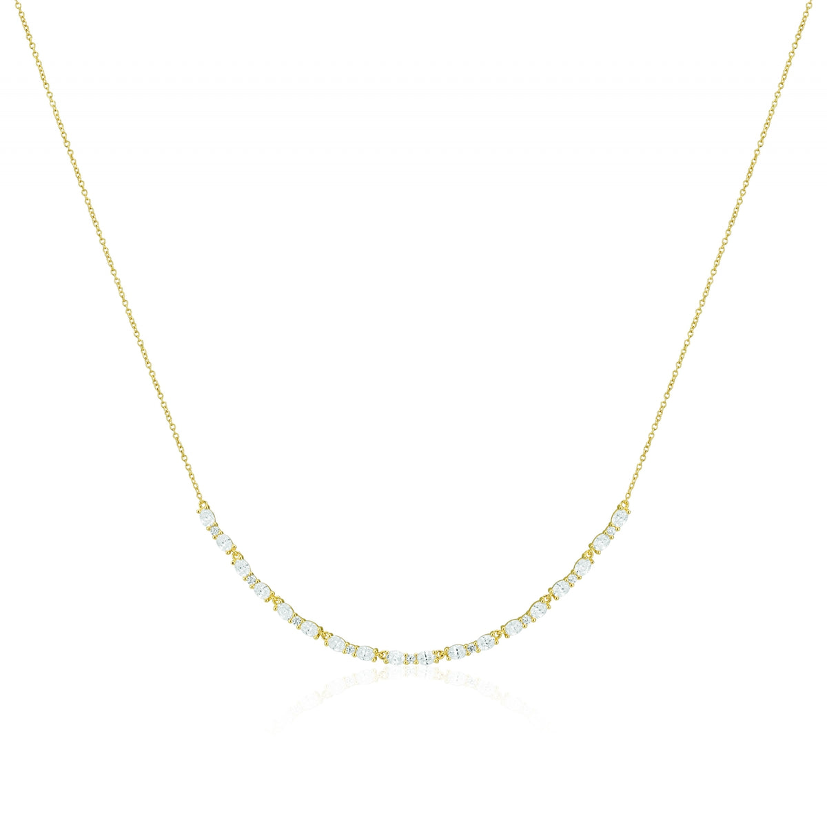 Sif Jakobs Collier Ellera Ovale SJ-N2415-CZ-YG