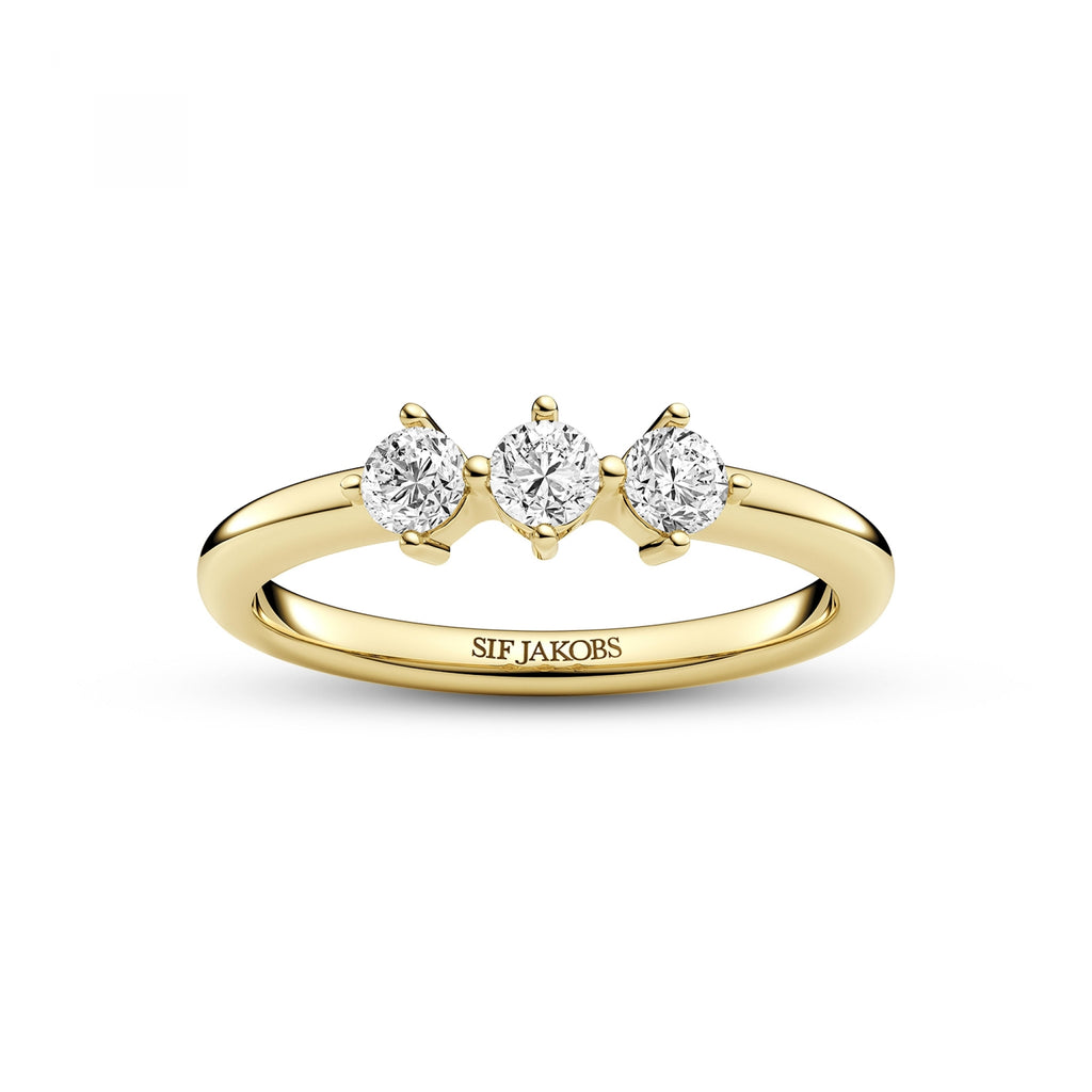Sif Jakobs Bague Princess SJ-R2851-CZ-YG