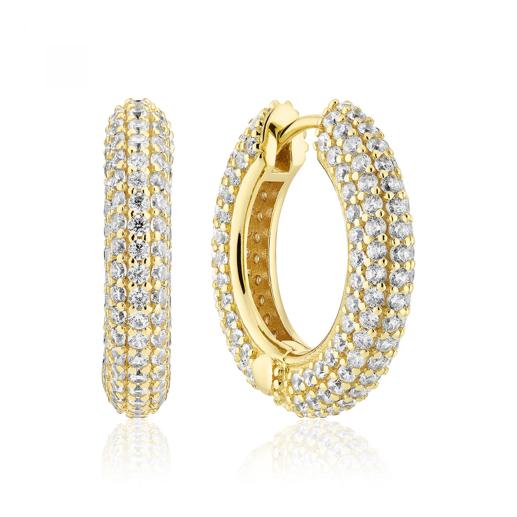 Sif Jakobs Boucles d'oreilles Carrara SJ-E2474-CZ-YG