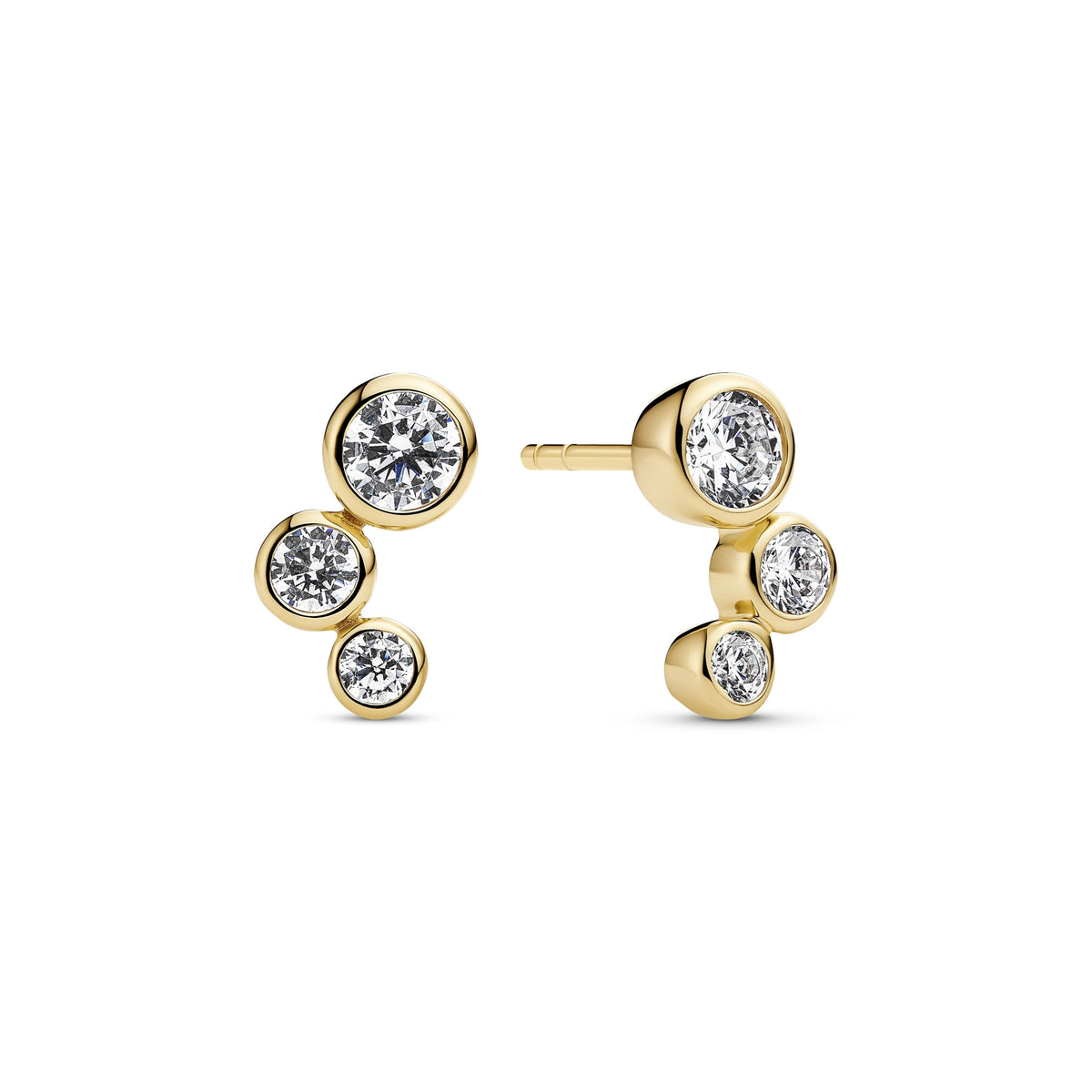 Sif Jakobs Boucles d'oreilles Sardinien & Sasso SJ-E2631-CZ-YG