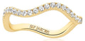 Sif Jakobs Bague Ellera Waves SJ-R3869-CZ-YG