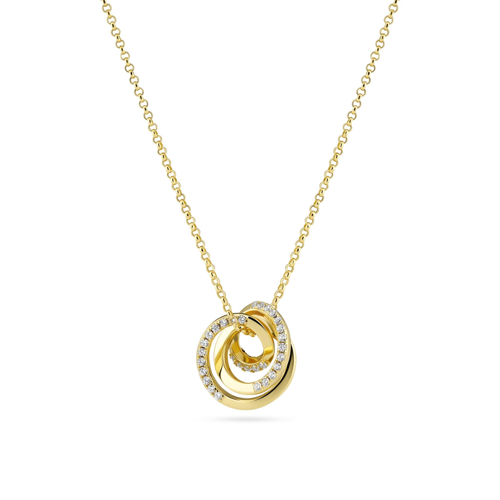 Sif Jakobs Collier Spirale SJ-N2588-CZ-YG
