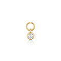 Sif Jakobs Charm pour créoles Ghiera Uno SJ-CH2370-CZ-YG