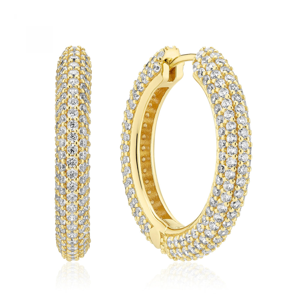 Sif Jakobs Boucles d'oreilles Carrara SJ-E2475-CZ-YG